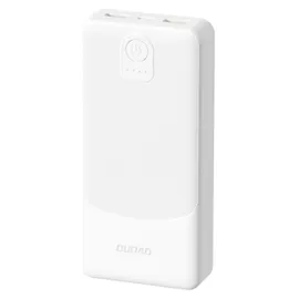 DUDAO K10Pro Powerbank 2 4 A 20000 mAh 2 x USB-A - Weiß