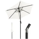 Sekey Sonnenschirm Ø 200 cm Weiß