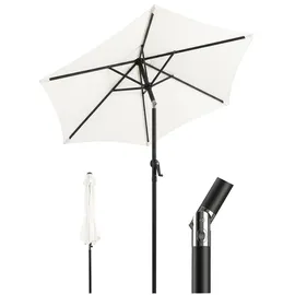 Sekey Sonnenschirm Ø 200 cm Weiß