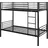 Habitat et Jardin Etagenbett Adam 90 x 190 cm Metall schwarz