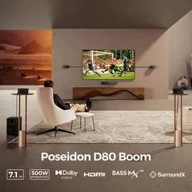 ultimea Poseidon D80 Boom Schwarz