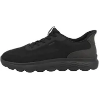 GEOX U SPHERICA Plus A Sneaker, Black, 44 EU