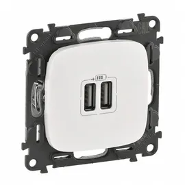 Legrand USB-Steckdose 2-fach Perlmutt 1 St.