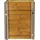 Dobar Rollbares Hochbeet 60 x 40 x 80 cm Grau-Braun