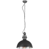 Steinhauer Hängeleuchte Pendelleuchte Esszimmerlampe Industriell Retro schwarz Metall chrom