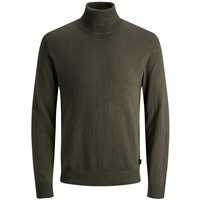 JACK & JONES Rollkragenpullover »Emil Knit Roll«, grau