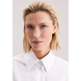 Seidensticker Longbluse 1/1 Kragen Uni Gr. L40, weiß,