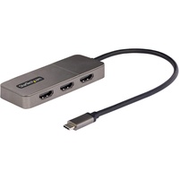 StarTech.com 3-Port USB-C MST Hub, USB Type-C to 3x HDMI Multi-Monitor Adapter for Laptop, Triple up 4K 60Hz w/ DP 1.