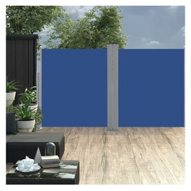 vidaXL Ausziehbare Seitenmarkise 160 x 600 cm blau 48464
