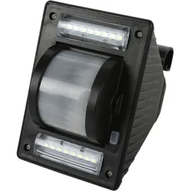 Buri 3er-Set Solar Dachrinnenleuchten Solarlampen Zaunleuchte Aussenlampe Gartenlicht