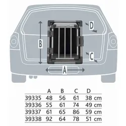 Trixie Transportbox Aluminium M-L