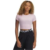 Under Armour Rival Rib Baby Tee Trainingsshirt Damen 647 - prime pink/white M