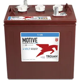 Trojan T-105 6V 225Ah EAPT Deep Cycle Traktionsbatterie EAPT-Anschluss