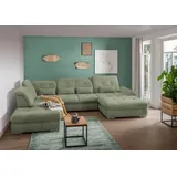 Livetastic Wohnlandschaft Dalida Grün Chenille