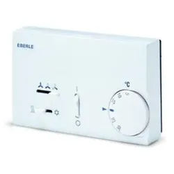 Eberle 111773751102 Klimaregler 5-30C, AC 230V, 1Wechsler, 6 A, Schalter Auto./Handbetrieb. Schalter Auf/Zu KLR-E 7037