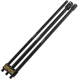 LEXIVON Stecknuss Adapter bit set (3 teiliges 30cm lang) 6.35 | 9.5 | 12.7mm für Drehmomentschlüssel, bohrer set, steckschlüssel bithalter, ratsche