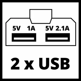 Einhell TE-CP 18 USB Adapter ohne Akku 4514120
