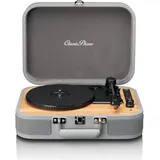 Lenco Classic Phono TT-116GY - Retro Plattenspieler mit Bluetooth Plattenspieler