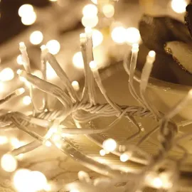 Kaemingk Lumineo Cluster 1512 LED warmweiß außen 14 m transparent - Weiß