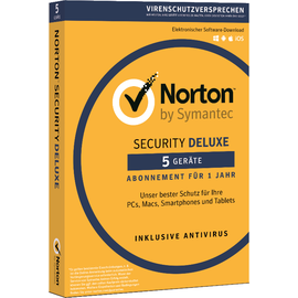 NortonLifeLock Norton Security Deluxe 3.0 5 Geräte PKC DE Win Mac Android iOS