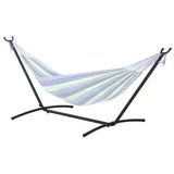 Outsunny Hängemattengestell für Hängematte mit Haken Garten Strand Metall 280 x 120 x 110 cm bis 120KG