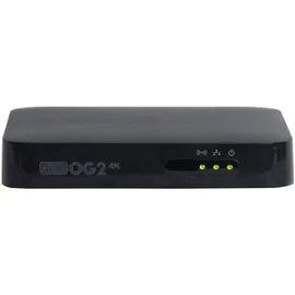 qviart OG2 4K Linux UHD 2160p H.265 OTT Middleware und Media Box, TV Receiver
