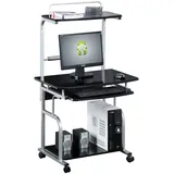 Techly ICA-TB 7800BK Computertisch Schwarz - Schwarz