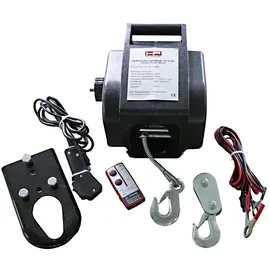 HP Autozubehör Seilwinde Metall 900 kg schwarz