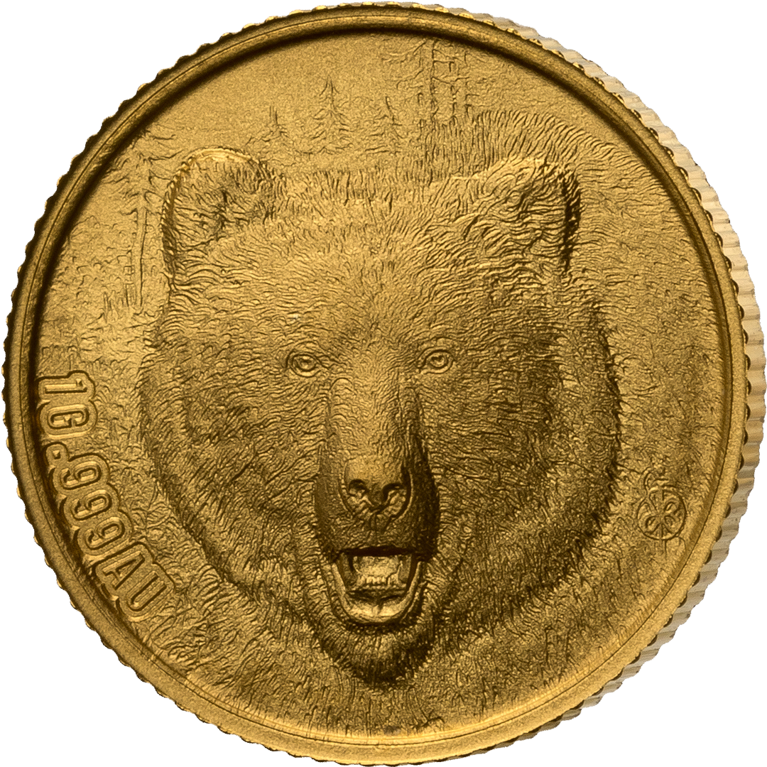 Goldmünzen-Set "Big Five Nordamerikas" Ateliér de Greef
