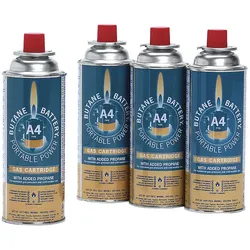 Gaskartuschen 4er-Set, Butan