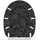 Sanilo WC-Sitz Floral Schwarz