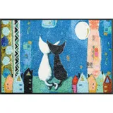 Wash+Dry Romance 50 x 75 cm Blau/Mehrfarbig