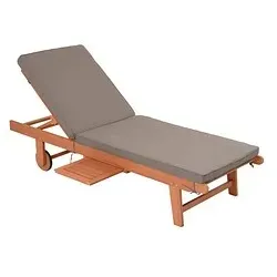 Garden Pleasure Sonnenliege SAN DIEGO braun Holz