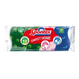 Spontex Sweet Home mit Scheuerseite, 4 Stück