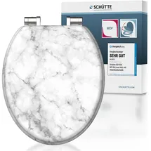 Schütte WC-Sitz Marmor Stone Grau