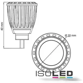 ISOLED MR11 4W G4 neutralweiß 1 St.