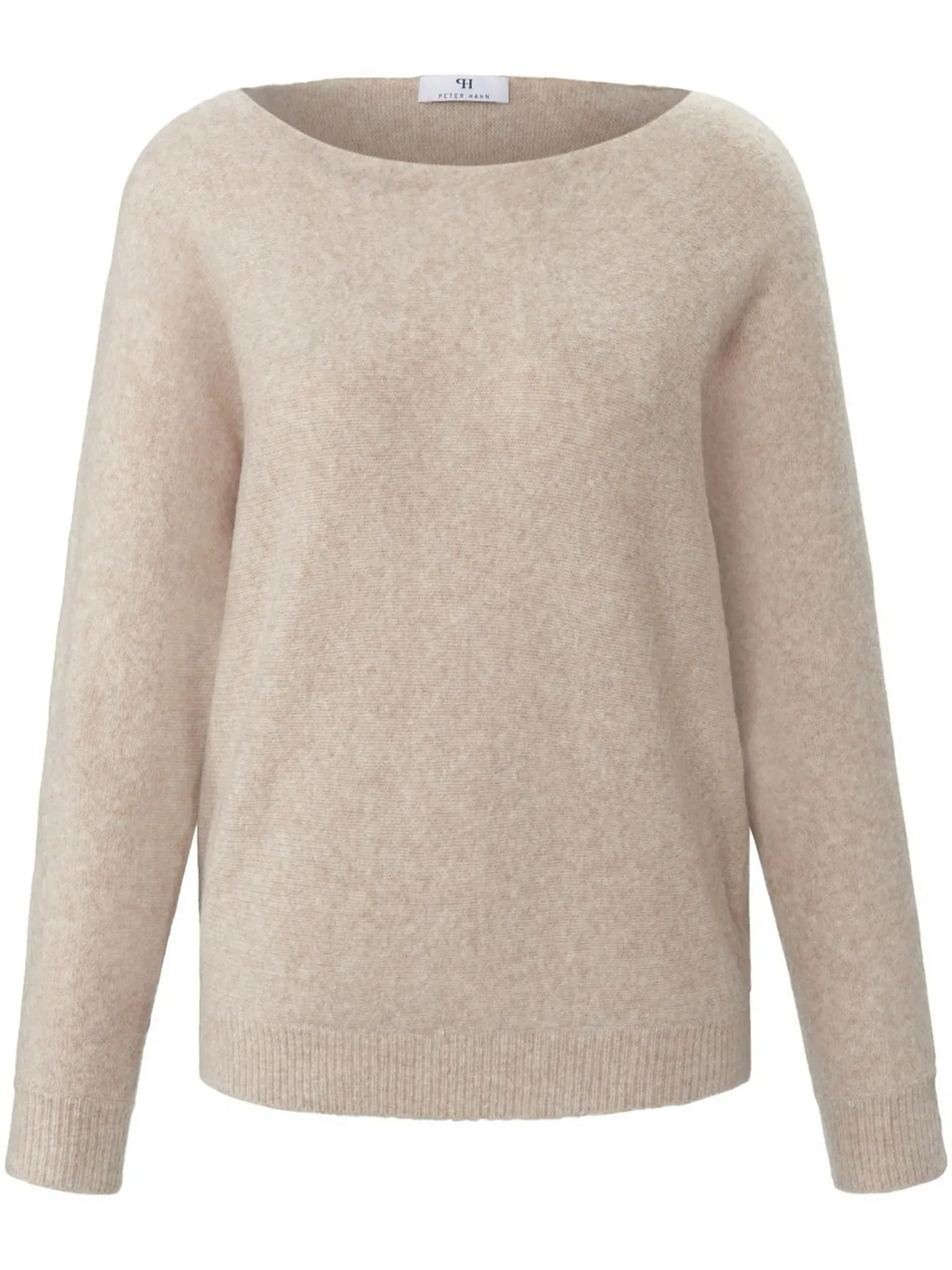 Le pull encolure bateau  Peter Hahn beige