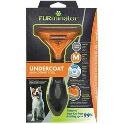 Furminator deShedding Tool Dog Langhaar Pflegewerkzeug für Hunde Größe M