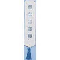 Permin Kreuzstich Stickpackung Lesezeichen Hardanger Zählmuster, Multifarbig