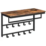 luxuskollektion Wandgarderobe mit Ablage Braun