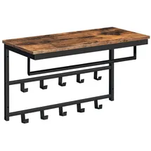 luxuskollektion Wandgarderobe mit Ablage Braun