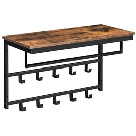 luxuskollektion Wandgarderobe mit Ablage Braun