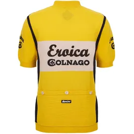Santini SMS Santini Eroica Colnago Wool Kurzarmtrikot gelb