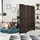 Relaxdays Paravent Raumteiler, HxB: 170x120 cm, Faltbarer Raumtrenner, 3-teiliger Sichtschutz, Holz & Papierseil, braun