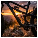 RockShox Vivid Kage Coil Stoßdämpferfeder 216 x 70 mm Schwarz