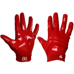 Pro Receiver American Football Handschuhe, RE, DB, RB, Rot FRG-03 M