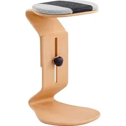 Arbeitshocker MAYER SITZMÖBEL "myERCOLINO", schwarz (grau, anthrazit), B:38cm H:55cm, Hocker, Bürohocker Hocker