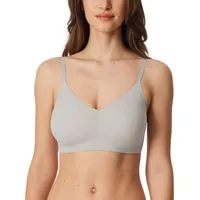 SCHIESSER Damen nahtloses Bustier Spaghettiträger mit herausnehmbaren Pads -