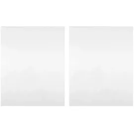 vidaXL Spiegelfolien 2 Stk. Selbstklebend 60x200 cm PET