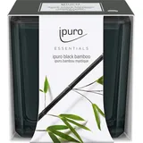 ipuro Duftkerze Black Bamboo schwarz Black Bamboo